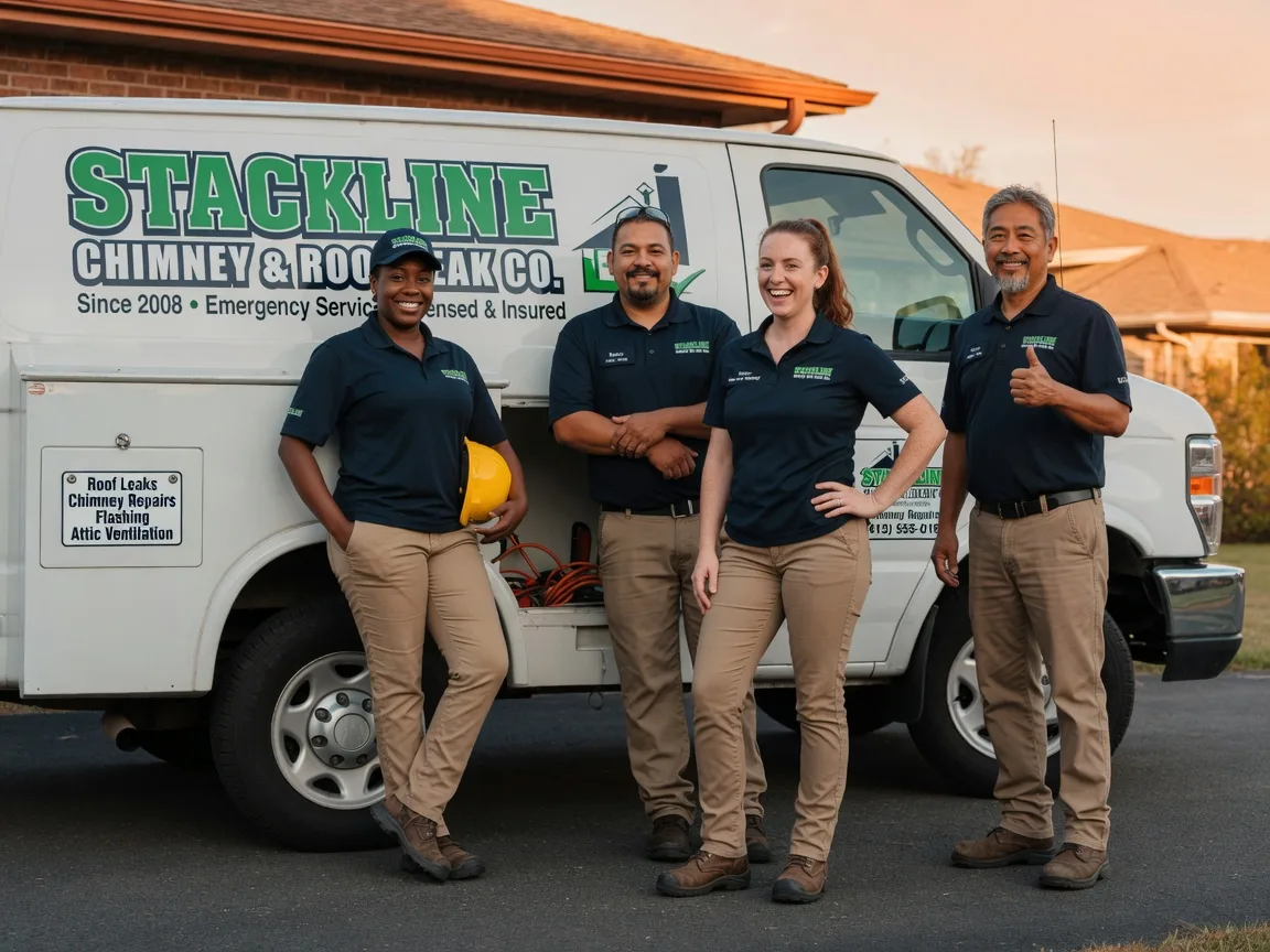 Chimney flashing repair company in Johnson City, TN